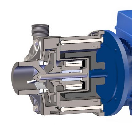 System Magnetkeiselpumpe Aufbau